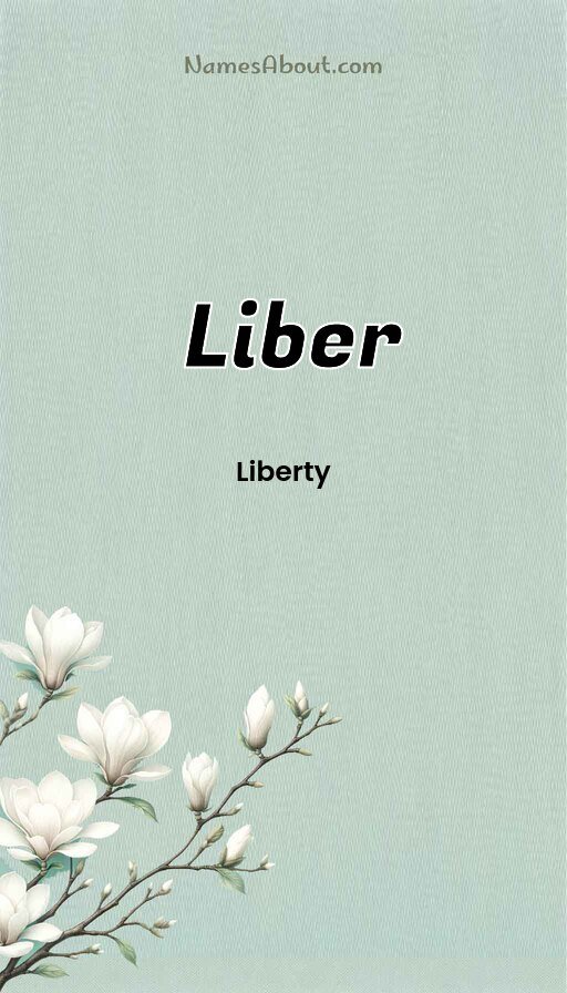 Meaning of Liber