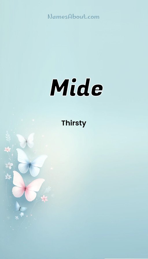 Meaning of Mide