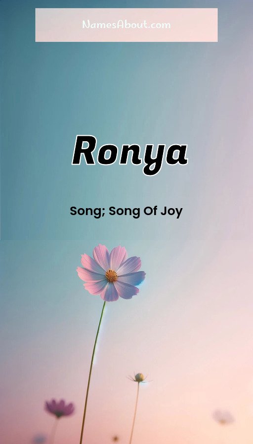 Meaning of Ronya