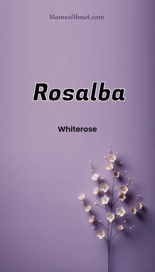 Meaning of Rosalba