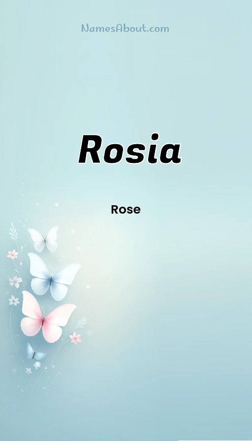 Meaning of Rosia