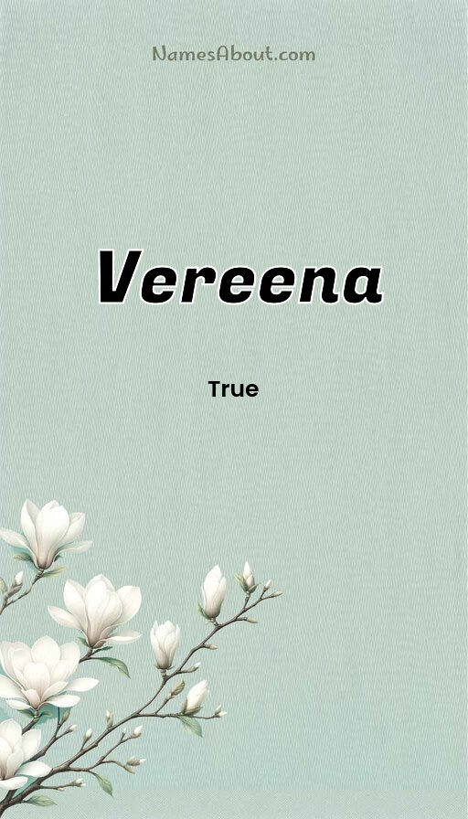 Meaning of Vereena