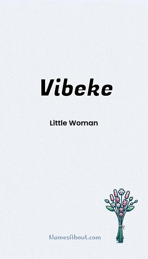 Illustration of Vibeke