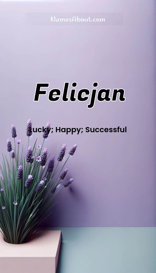Meaning of Felicjan
