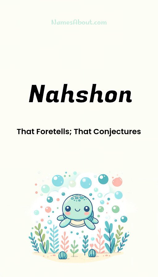 Meaning of Nahshon