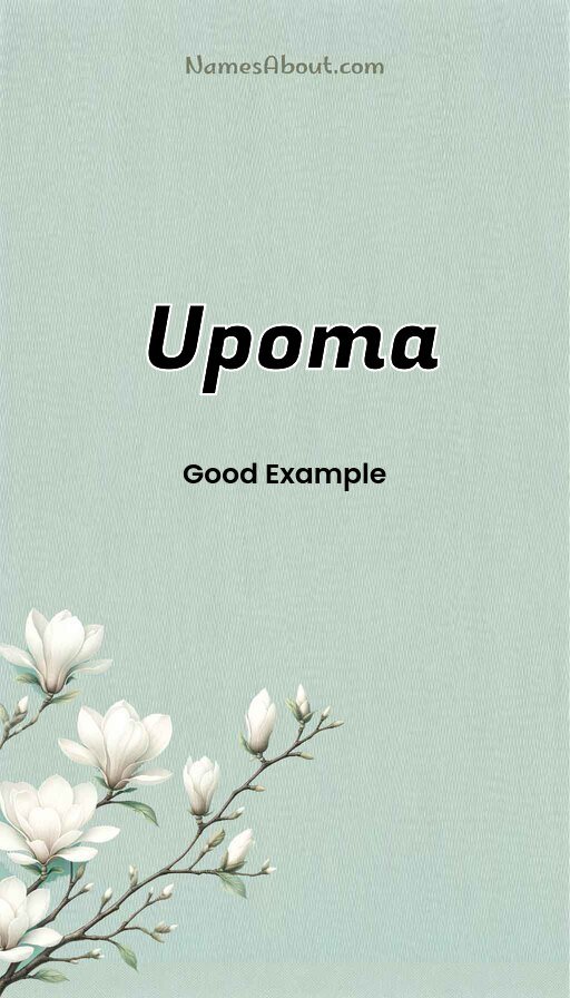 Meaning of Upoma