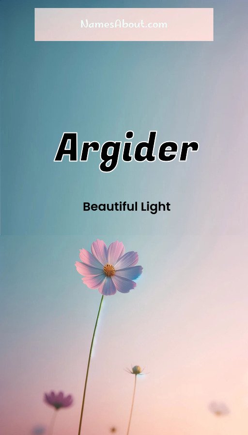Meaning of Argider