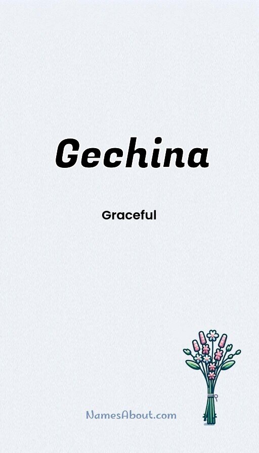 Meaning of Gechina