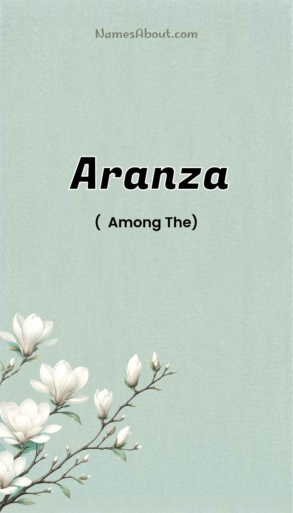 Aranza name and meaning