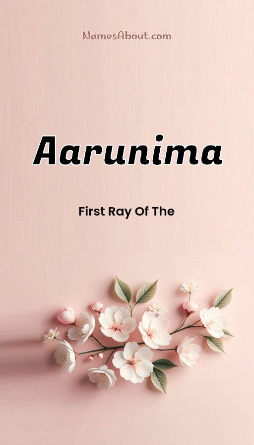 Meaning of Aarunima