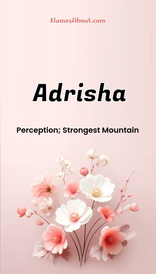 Meaning of Adrisha