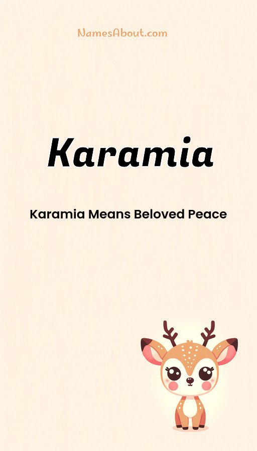 Meaning of Karamia