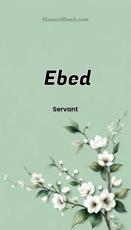 Meaning of Ebed