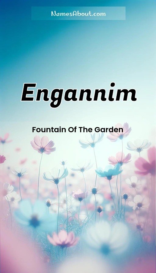 Meaning of Engannim