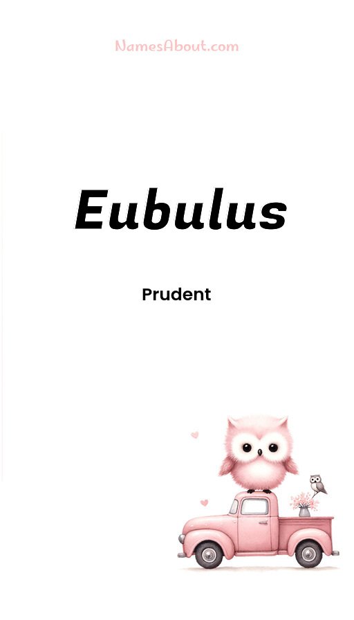 Meaning of Eubulus