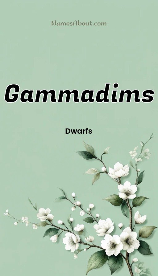 Meaning of Gammadims