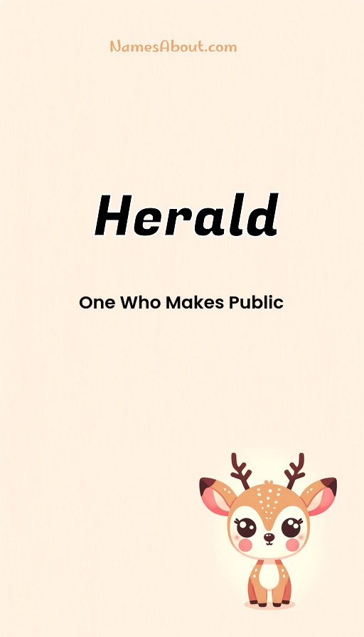 Meaning of Herald