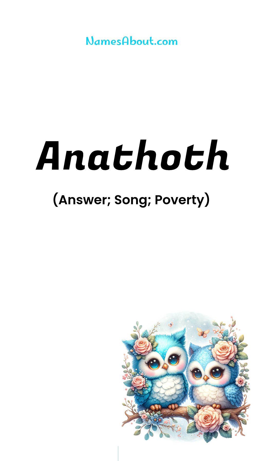 Anathoth name and meaning