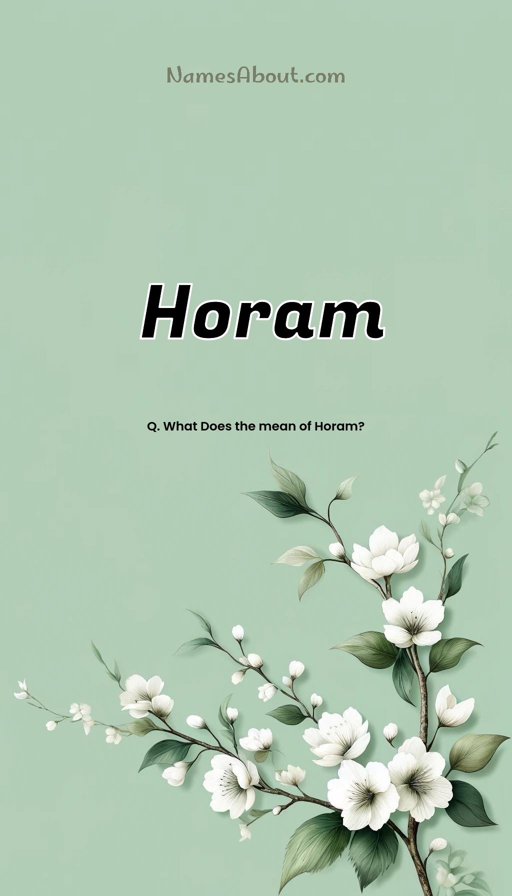 Horam name and meaning