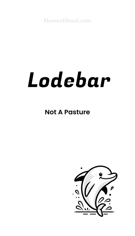 Meaning of Lodebar