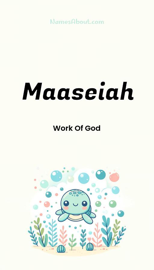 Illustration of Maaseiah