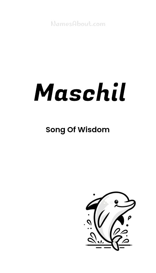 Meaning of Maschil
