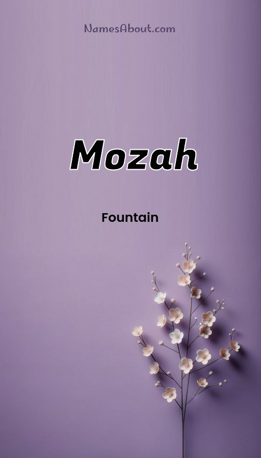 Meaning of Mozah