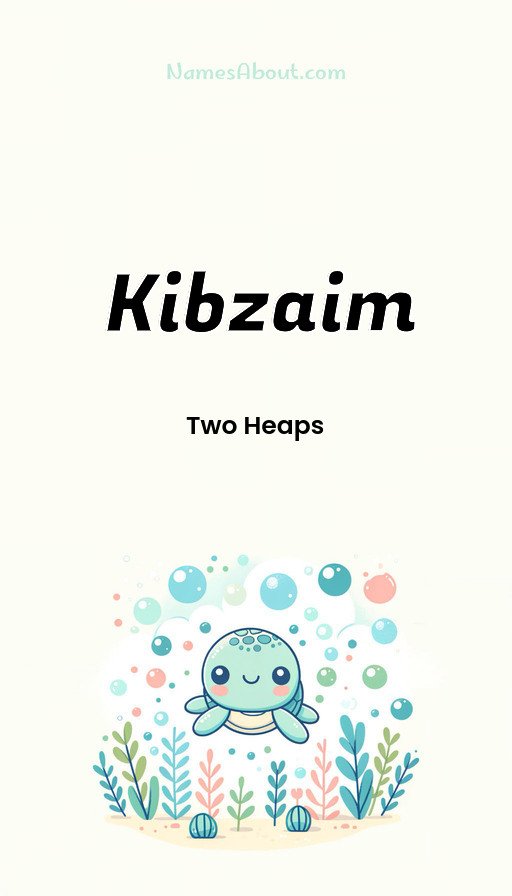 Meaning of Kibzaim