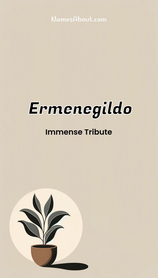 Meaning of Ermenegildo