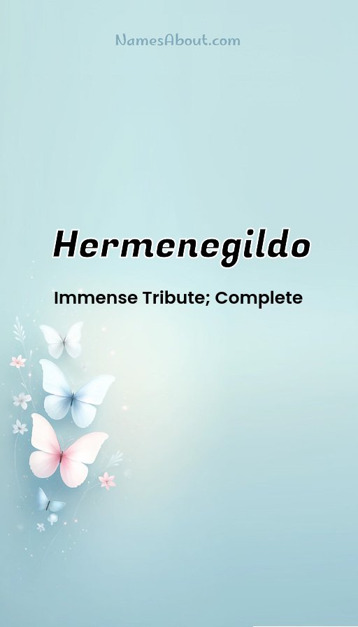 Meaning of Hermenegildo