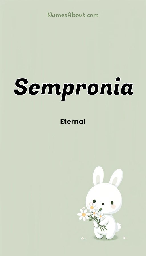 Meaning of Sempronia