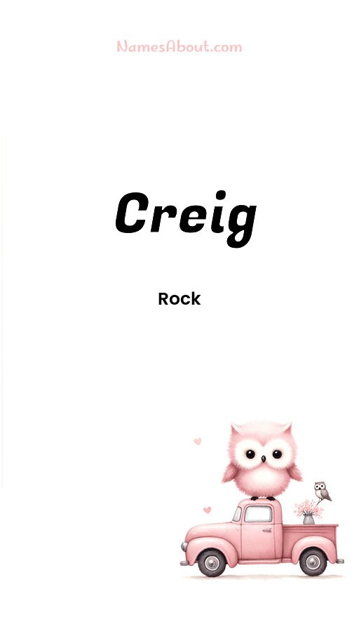 Meaning of Creig