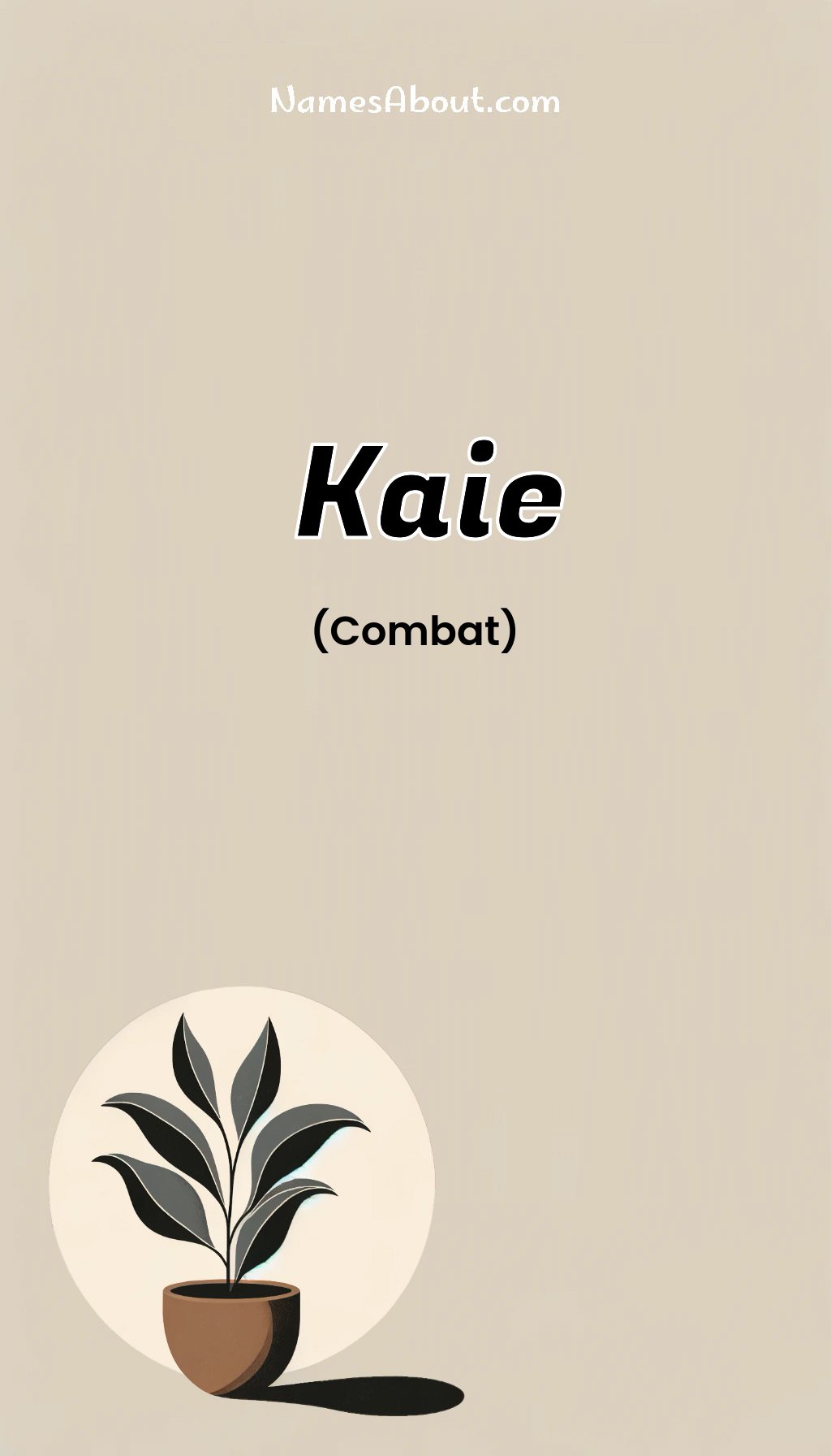 Kaie name and meaning