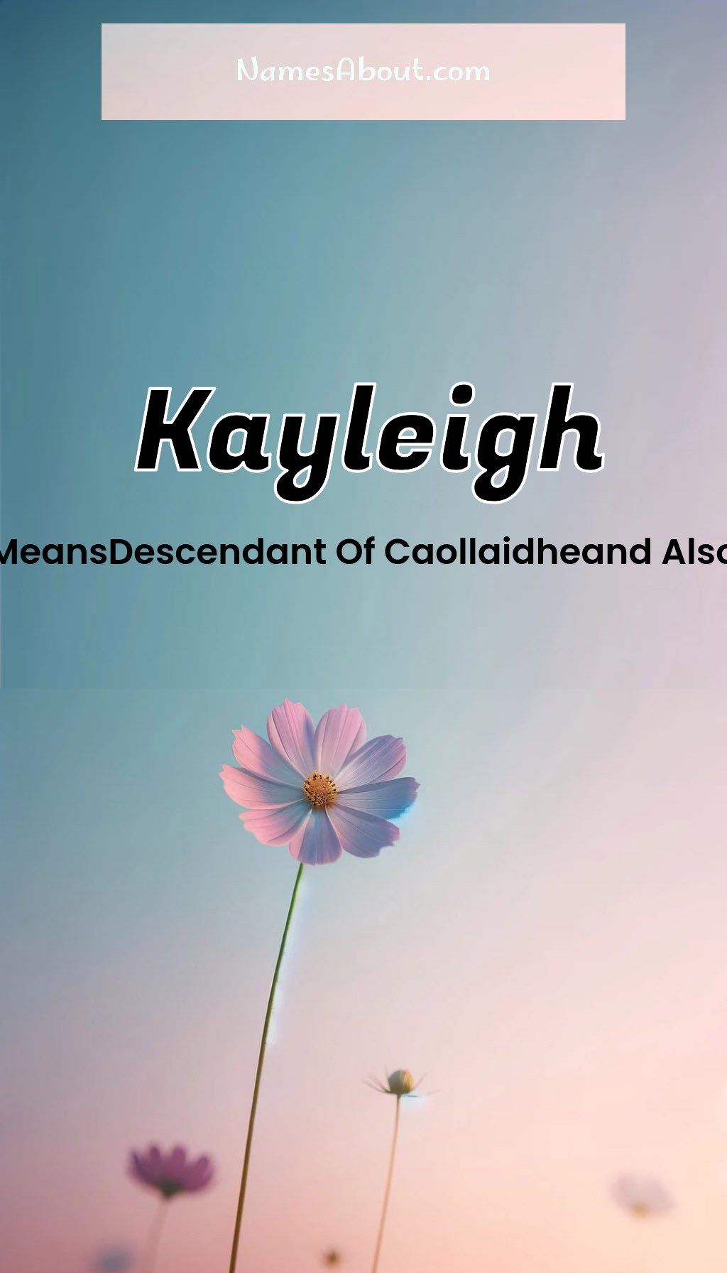 Kayleigh name and meaning