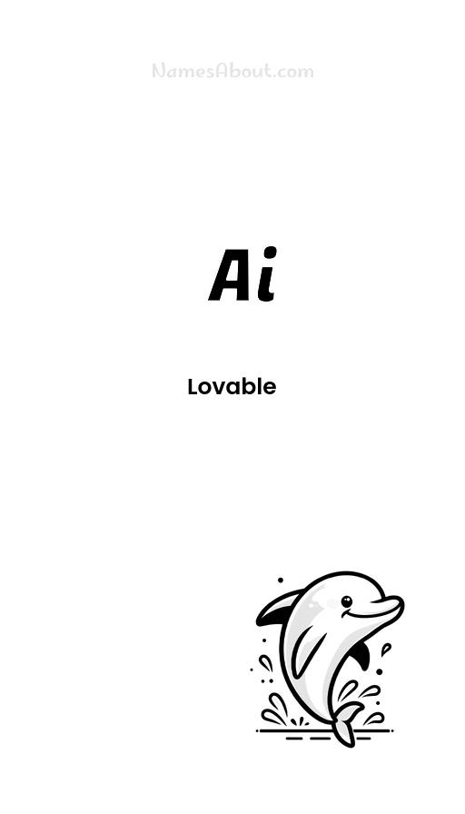 Ai name and meaning