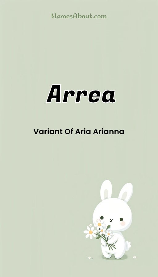 Meaning of Arrea