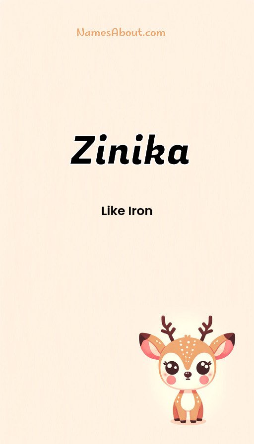 Meaning of Zinika