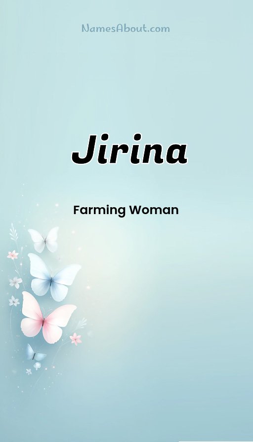 Meaning of Jirina