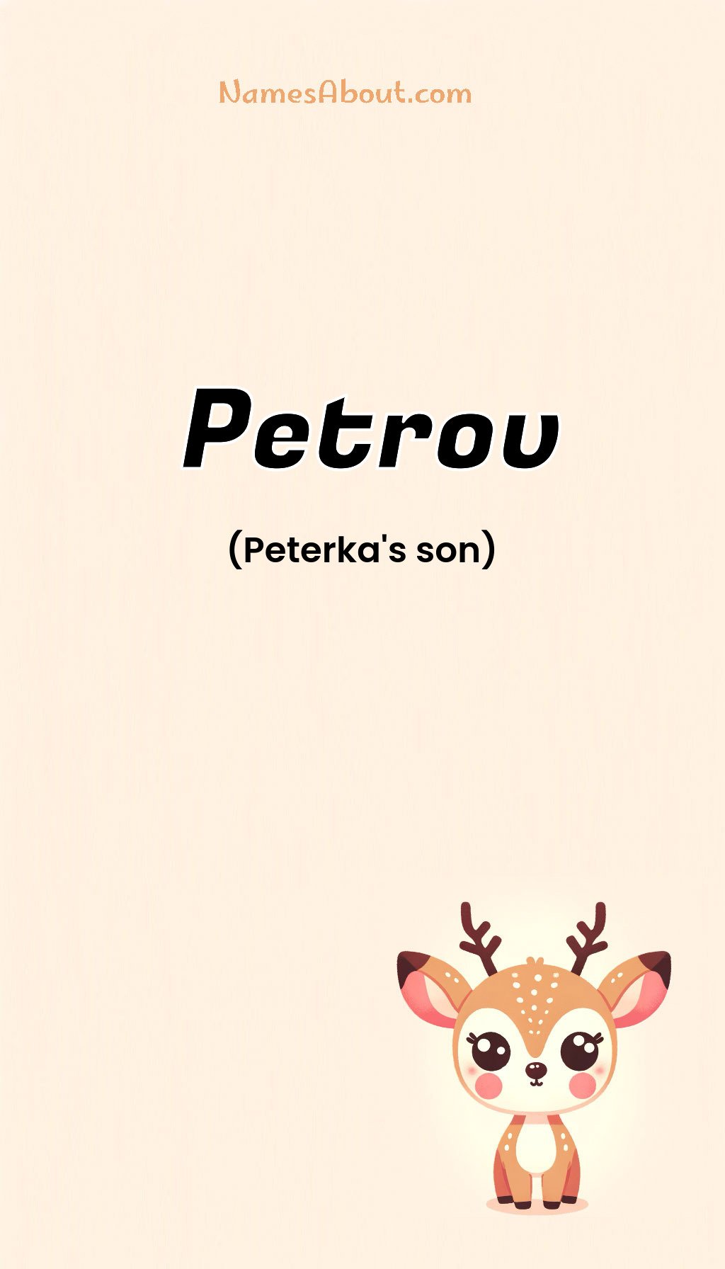 Petrov name and meaning