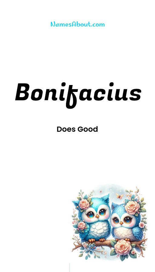 Meaning of Bonifacius