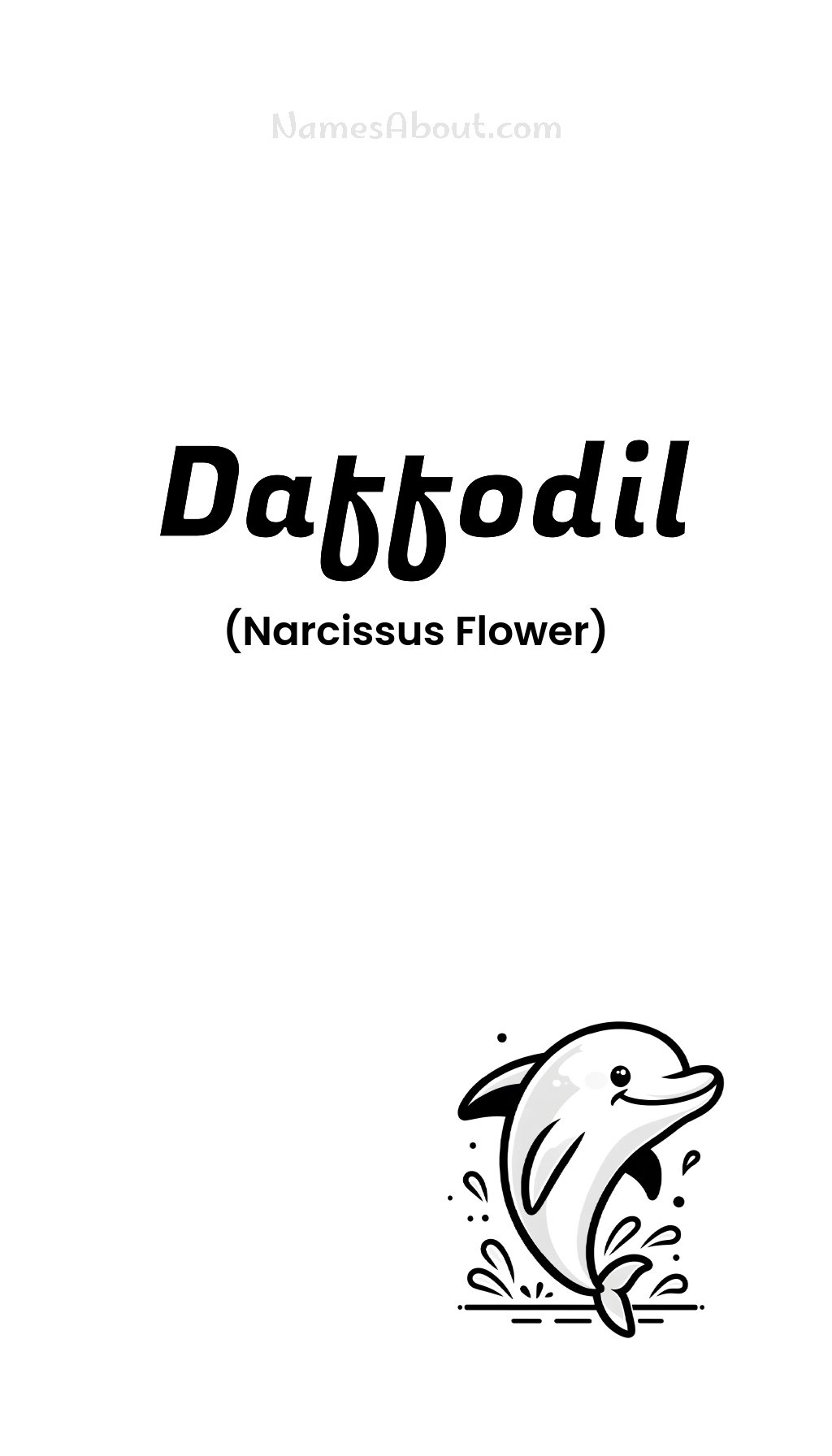 Daffodil name and meaning