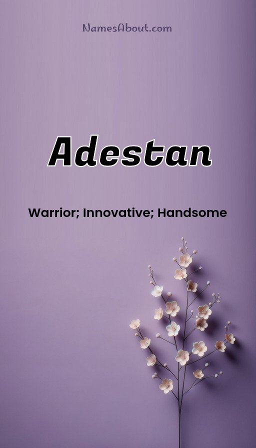 Meaning of Adestan