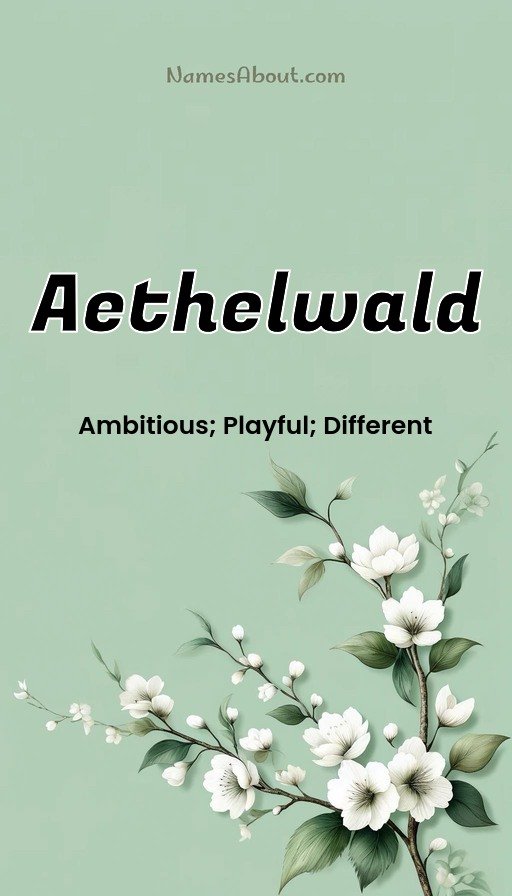 Meaning of Aethelwald