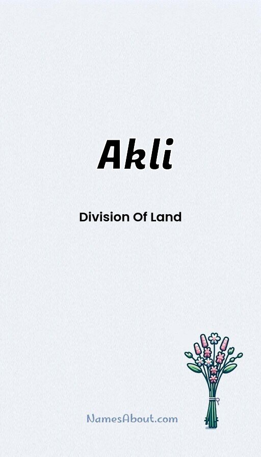 Meaning of Akli