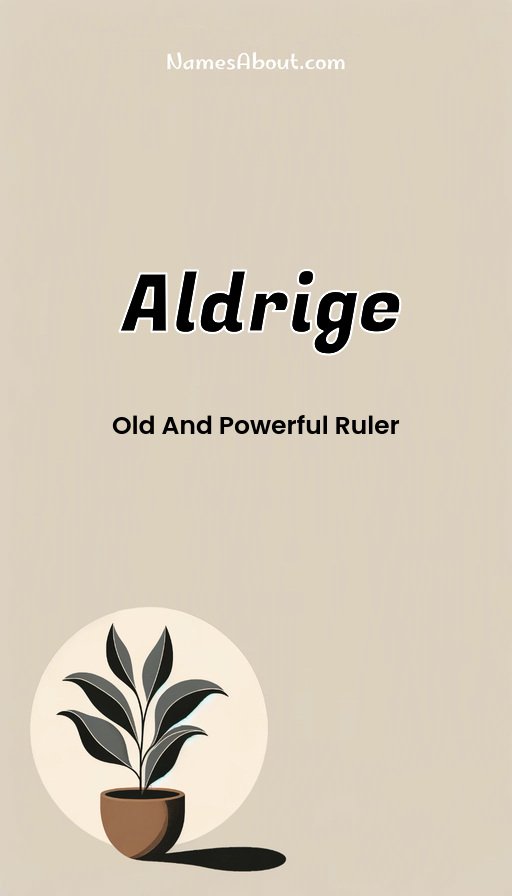 Meaning of Aldrige