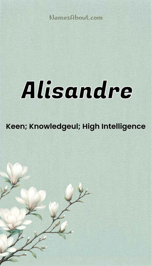 Meaning of Alisandre
