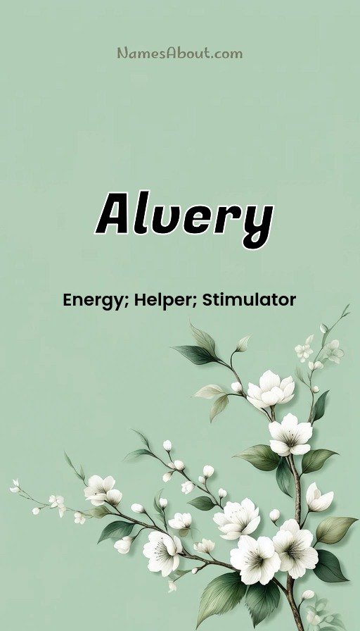 Meaning of Alvery