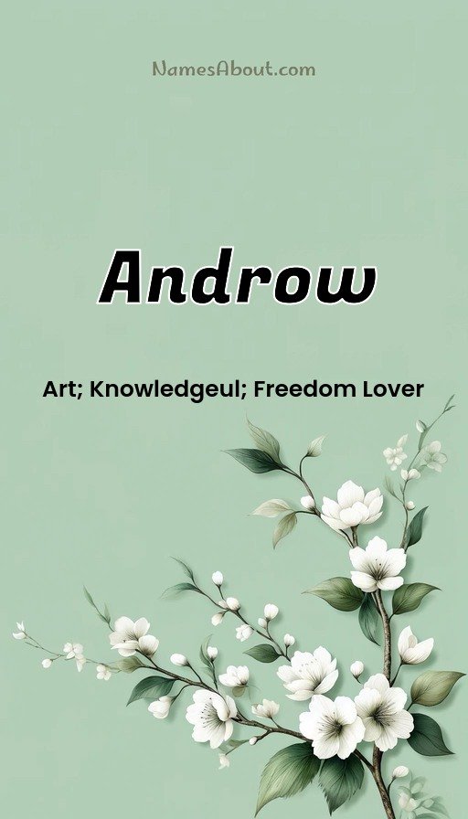 Meaning of Androw