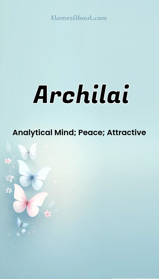 Meaning of Archilai