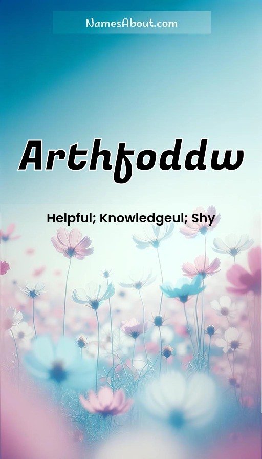Meaning of Arthfoddw